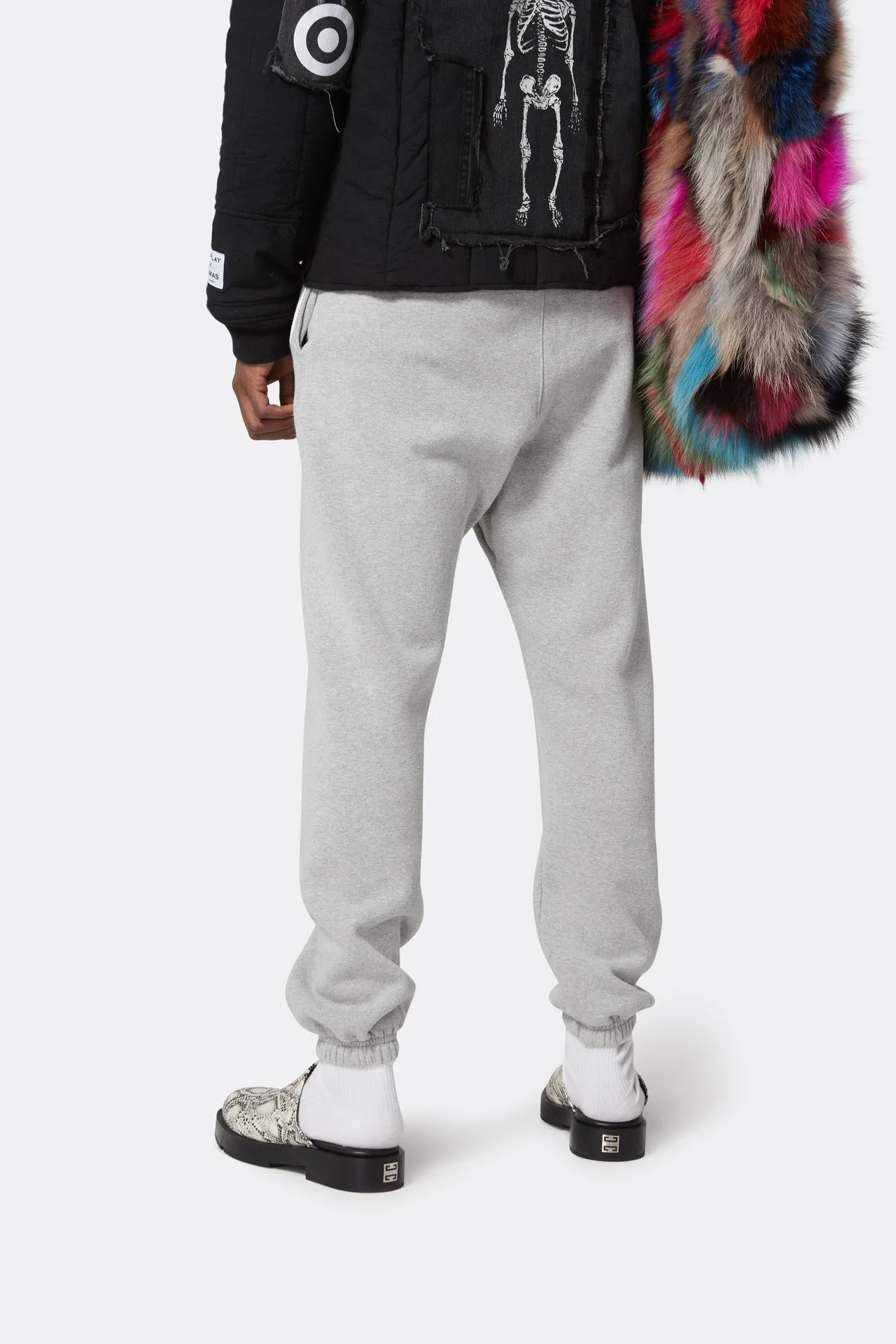 GALLERY DEPT. ENGLISH LOGO SWEAT PANTS E English basic logo sweatpants Vintage washed trousers floral gray S-XL